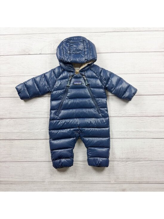 Patagonia Other - Patagonia Kids Infant Hi-Loft Down Sweater Bunting Suit Hooded Insulated Puffer